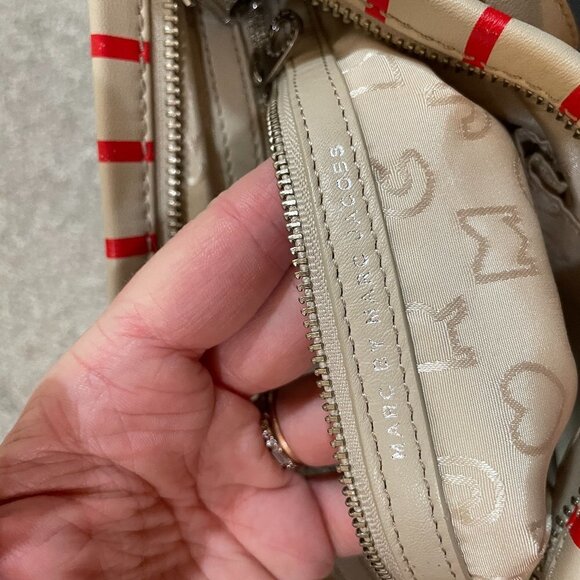 Marc Jacobs striped leather crossbody bag - Picture 2 of 7